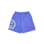 Acid dye shorts- blue