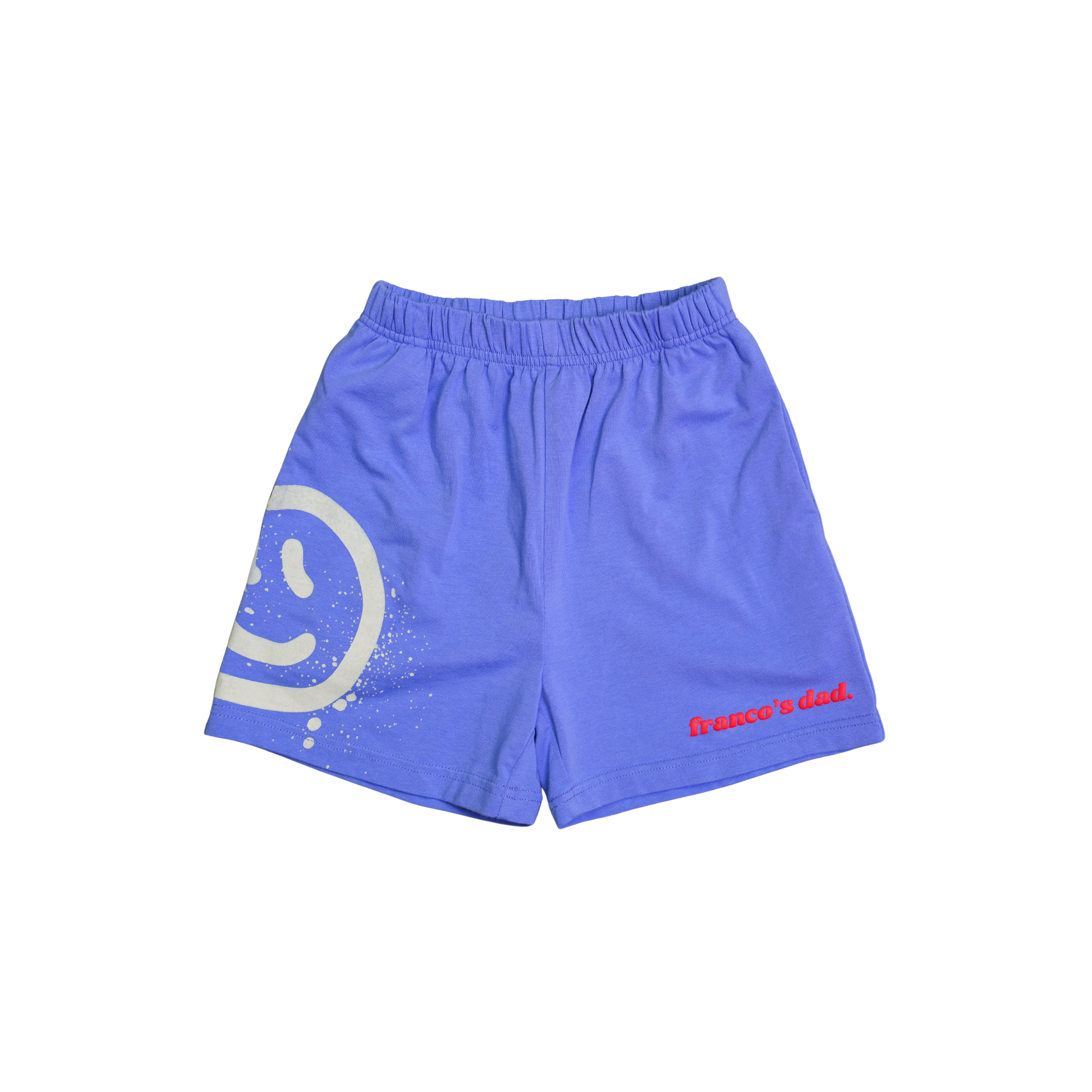 Acid dye shorts- blue