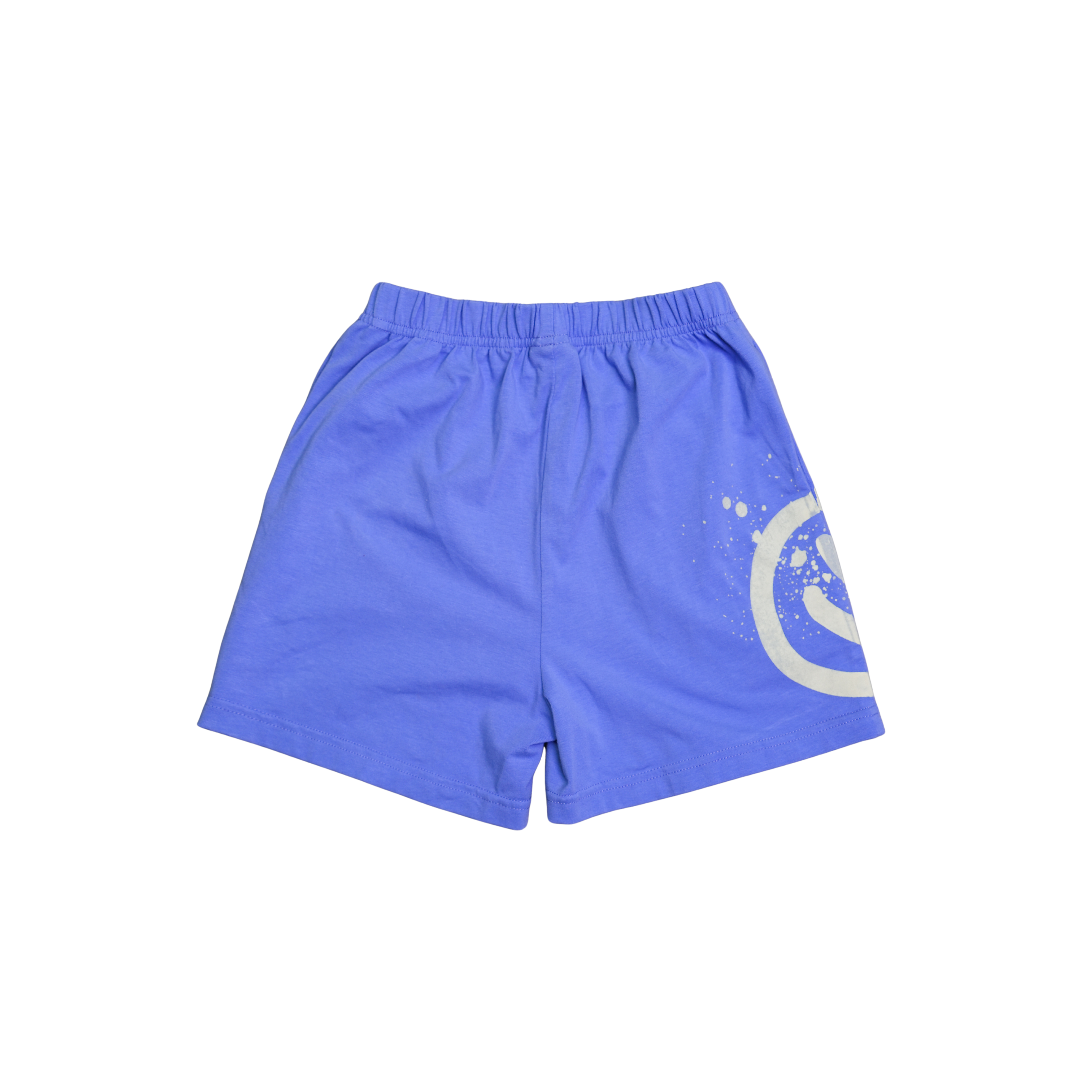Acid dye shorts- blue