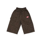 Denim Leopard cargos