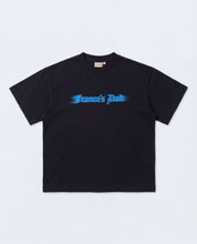 Spray logo tee black