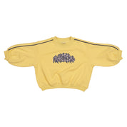 YELLOW LOGOED CREW NECK