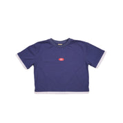 Double Layer Tee- Navy