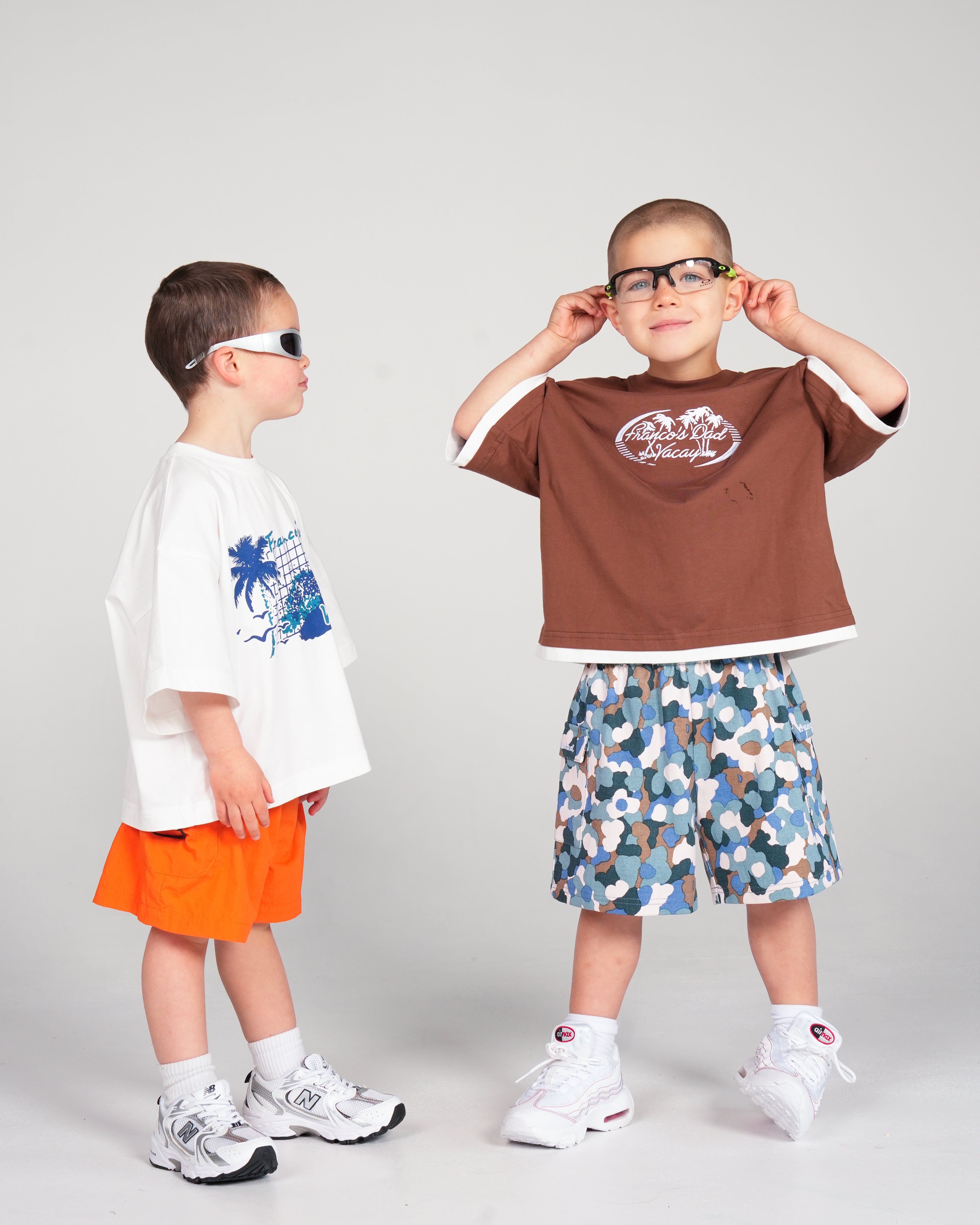 blue camo cargos shorts