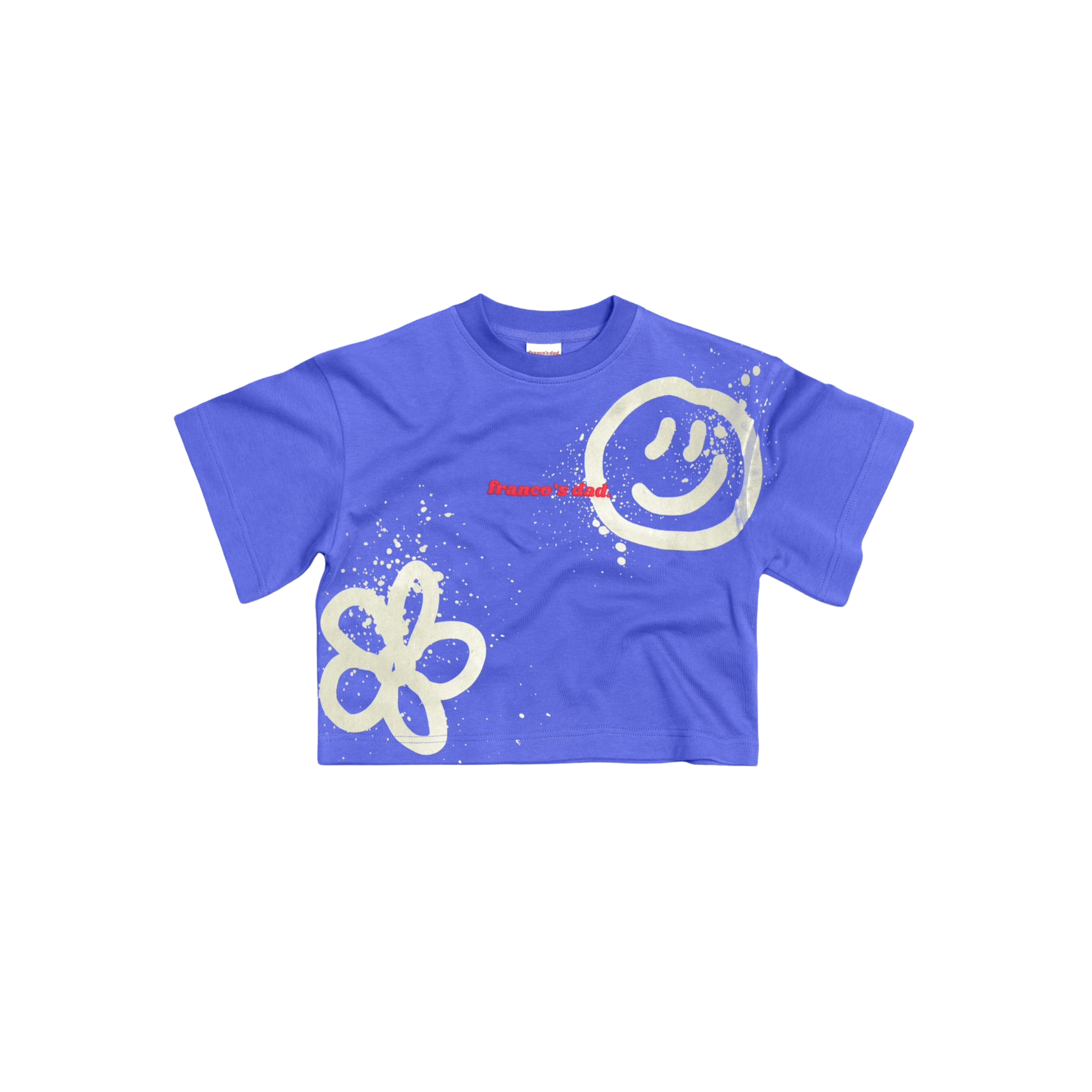 Acid dye lounge tee - Blue
