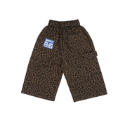 Denim Leopard cargos