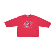 Lounge Long Sleeve- Cow Print