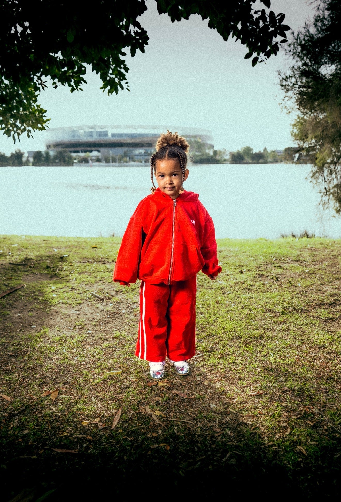 Essential Track Pants- Red