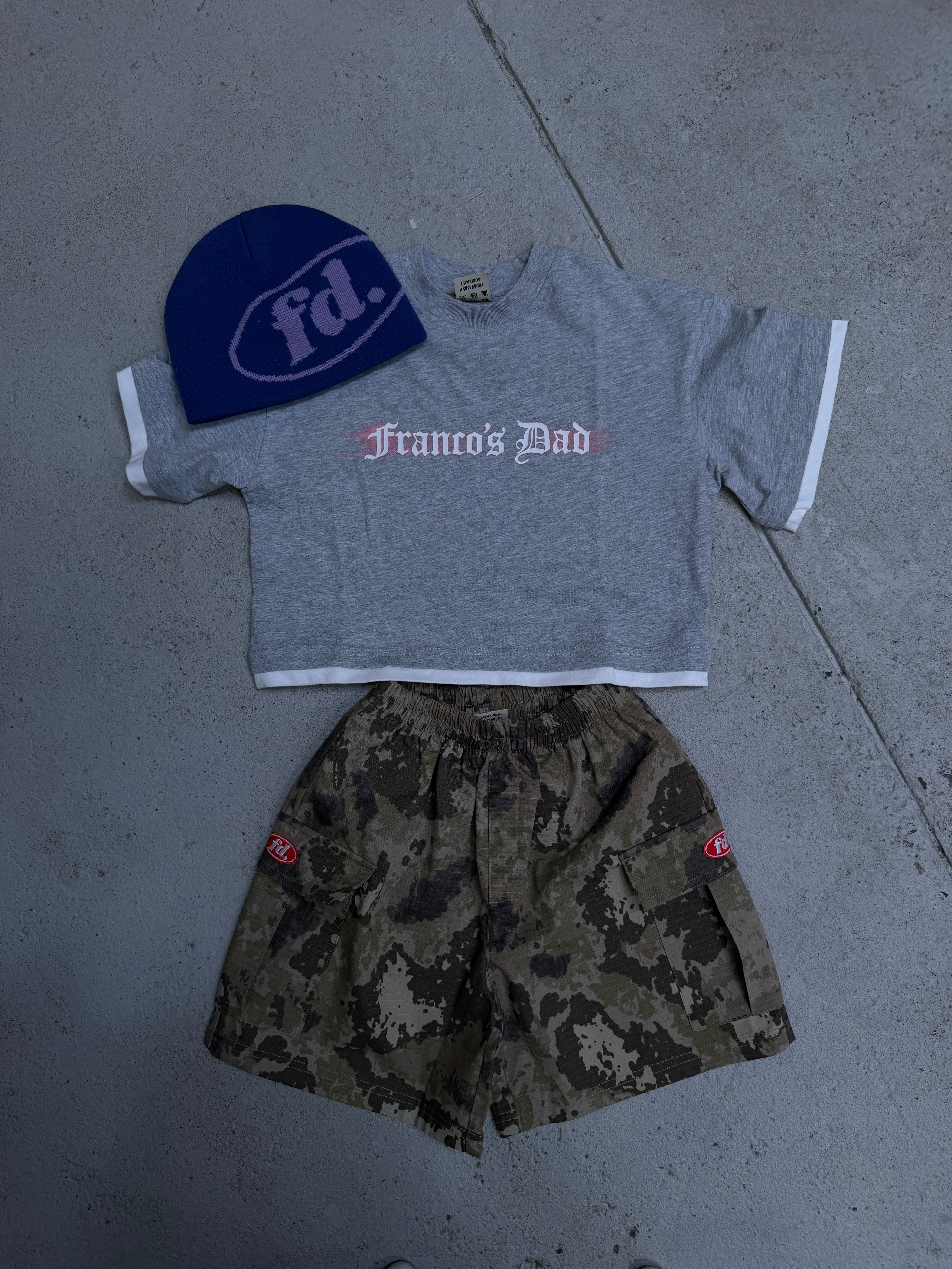 Camo ripstop shorts