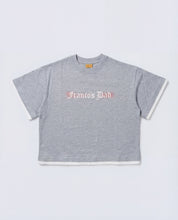 Spray logo tee grey