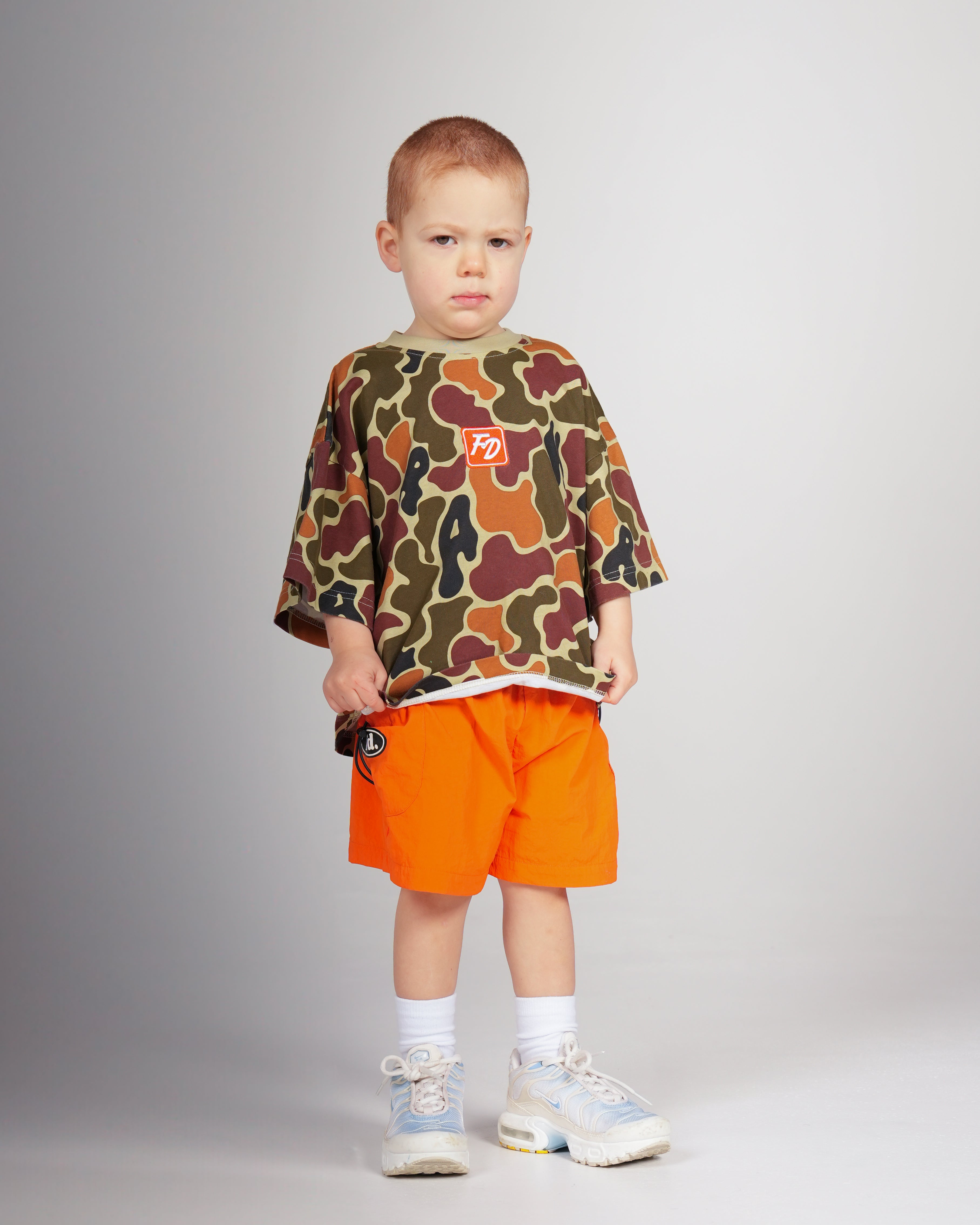 spell it out camo tee