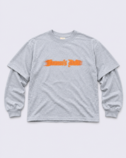 Grey Double Layer Long Sleeve (pre-order ships next week)