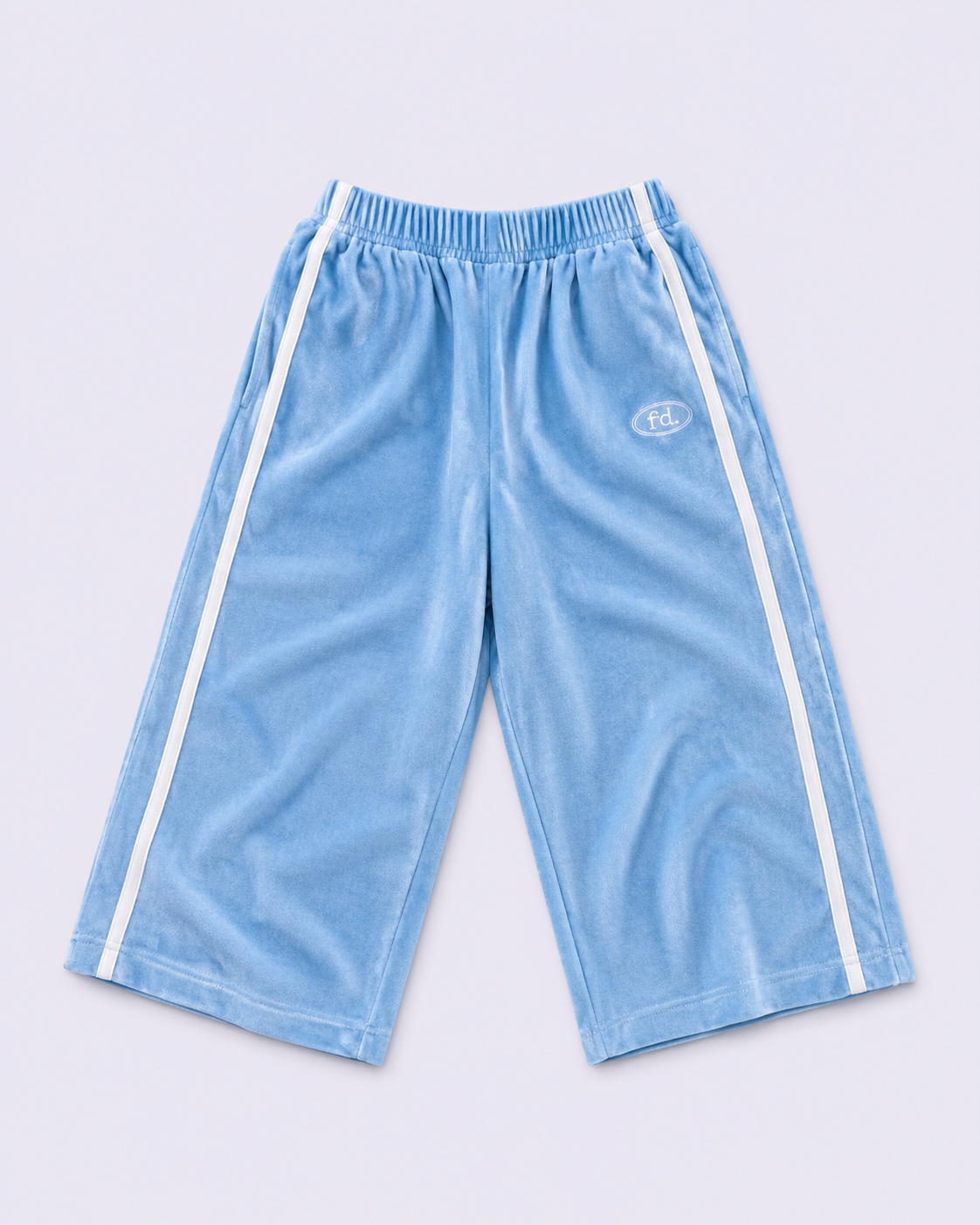 Velour Pants- Sky Blue