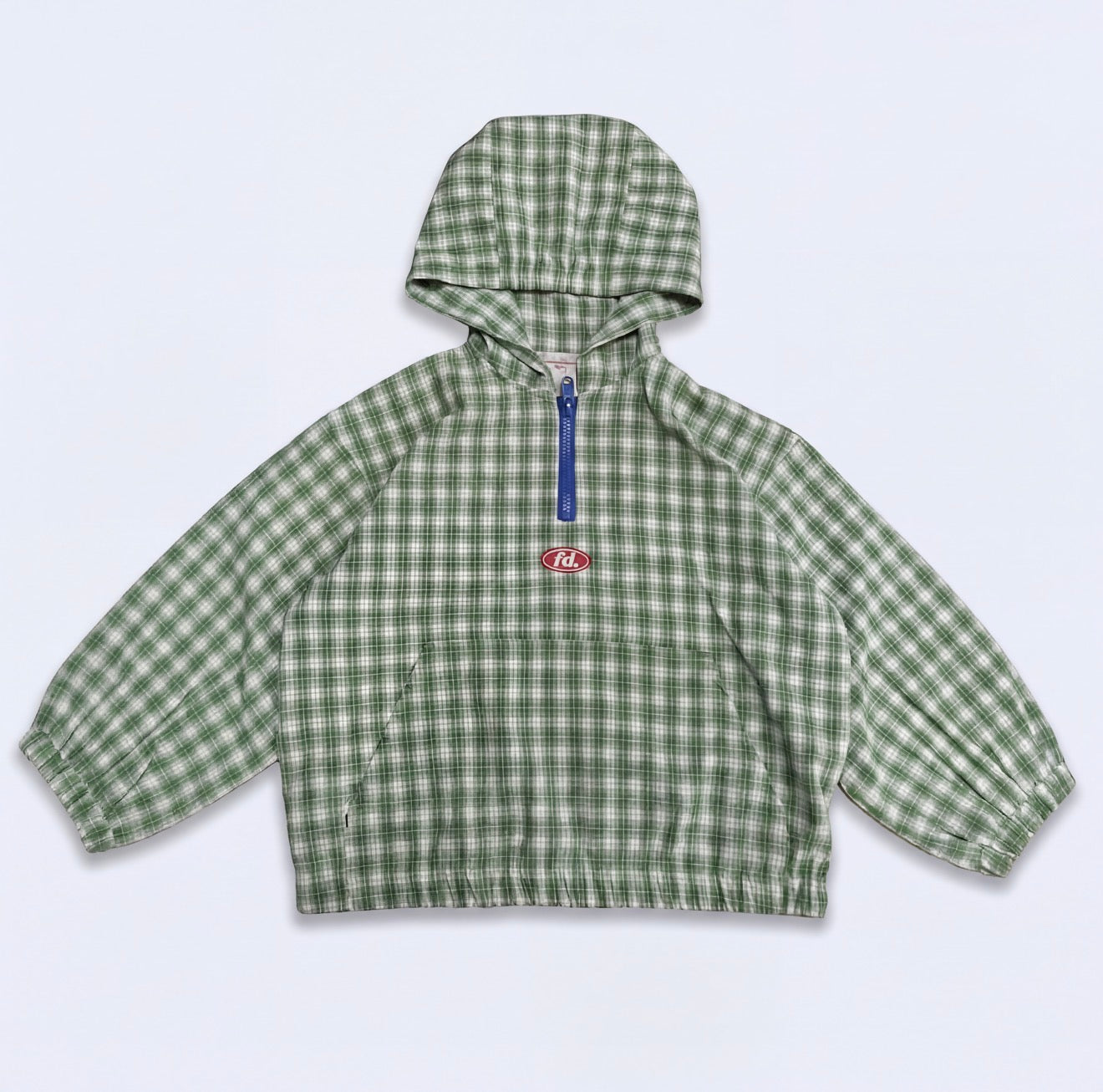 Check 1/4 zip jacket