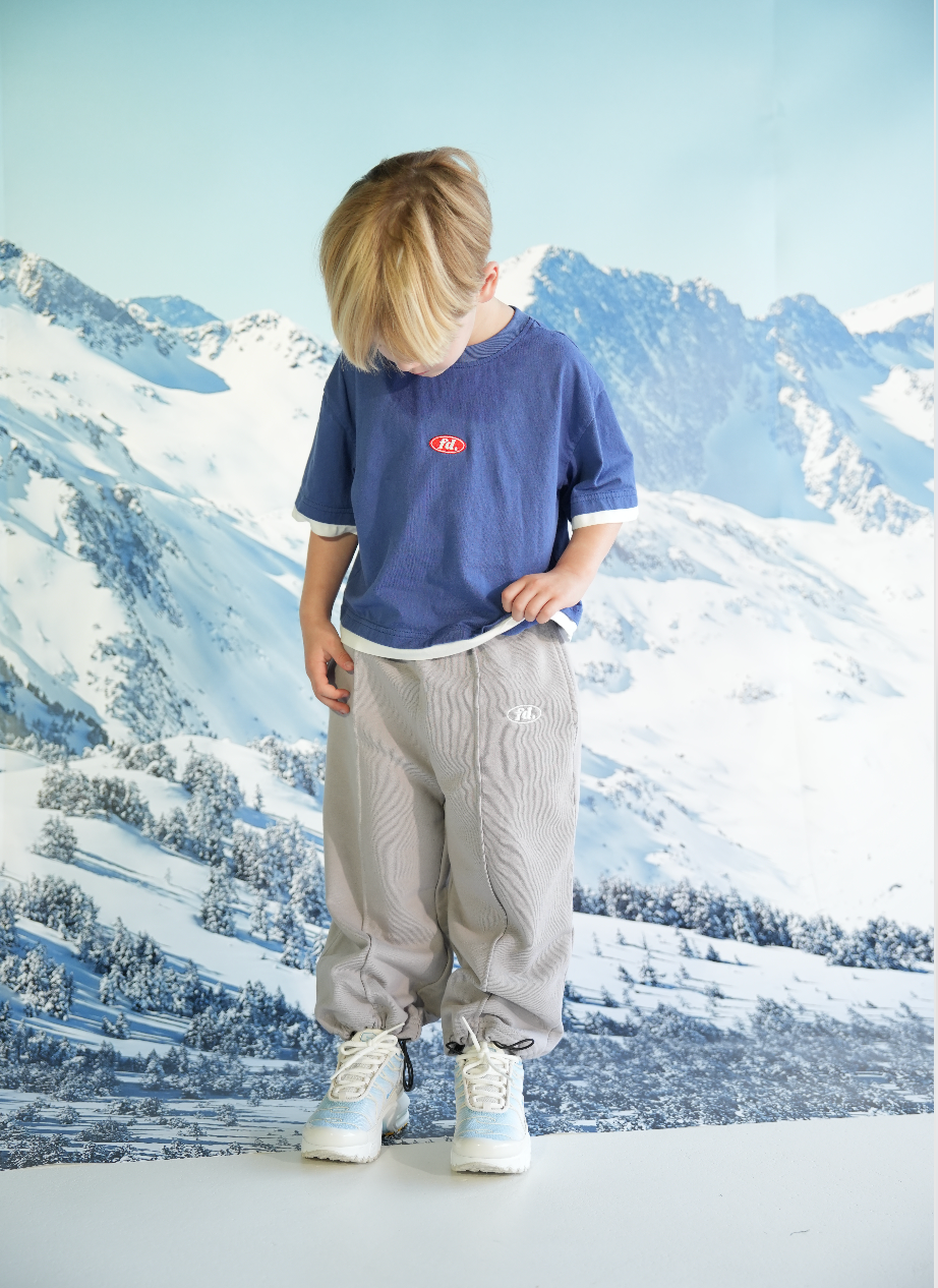 PANELLED TRACK- CHARCOAL