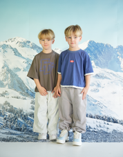 Double Layer Tee- Navy