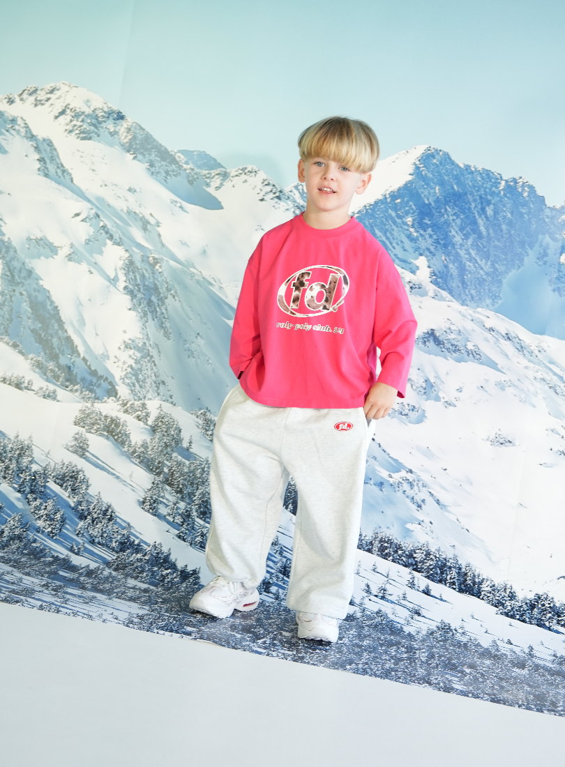 Lounge Long Sleeve- Cow Print