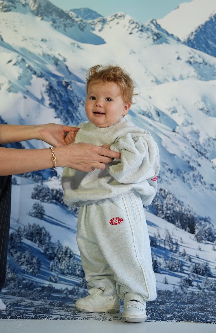 Essential Track Pant- Grey Marl