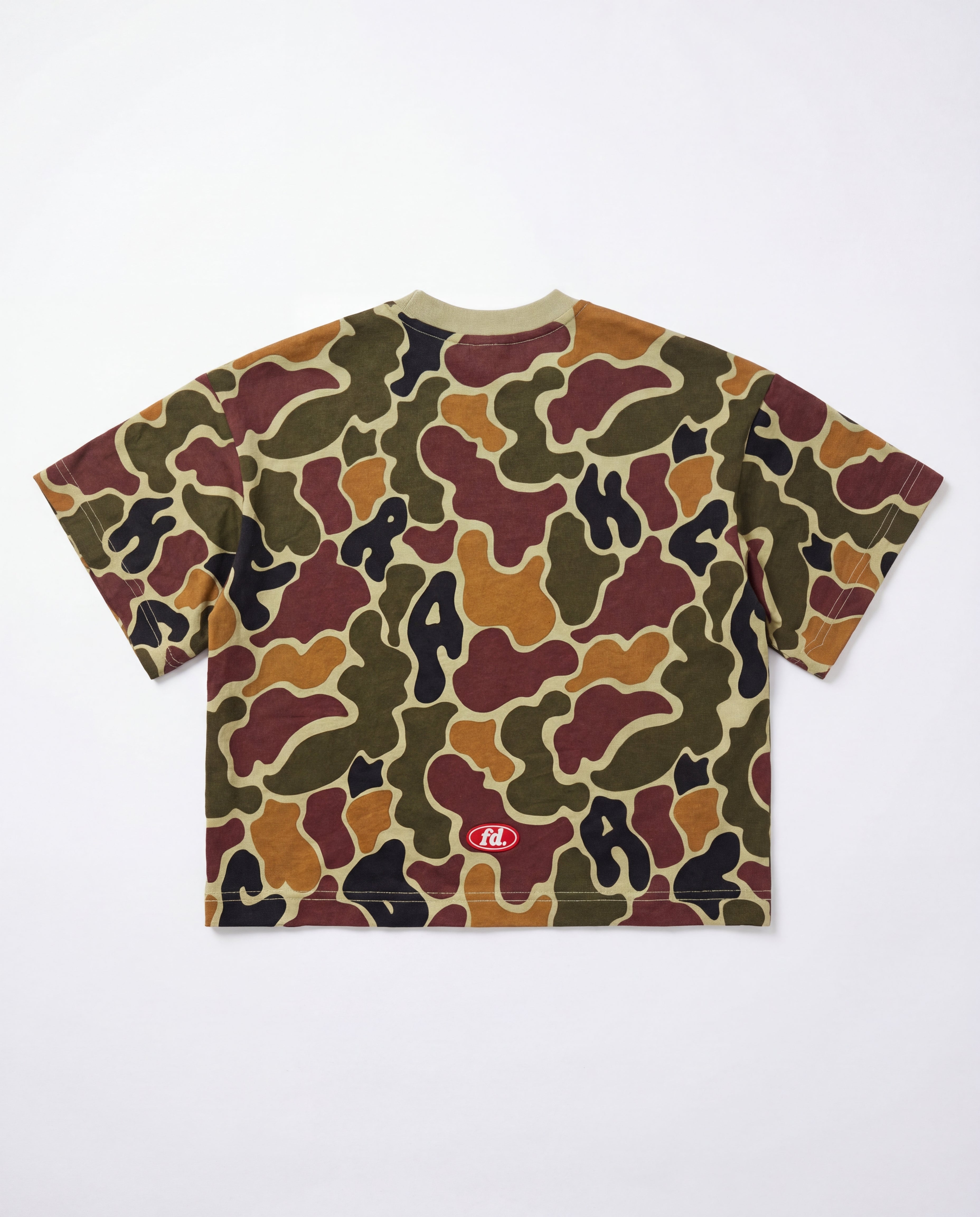 spell it out camo tee