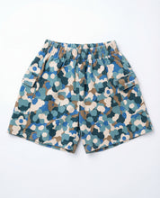 blue camo cargos shorts